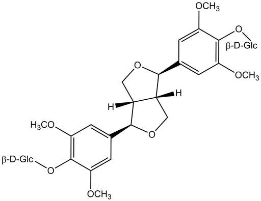 (-)-Syringaresinol 4,4'-di-O-β-D-glucoside