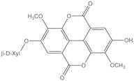 3,3'-Di-O-methylellagic acid 4'-xylopyranoside