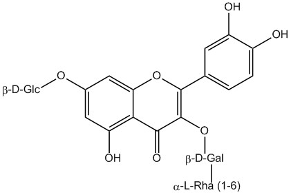 Quercetin 3-robinoside 7-glucoside