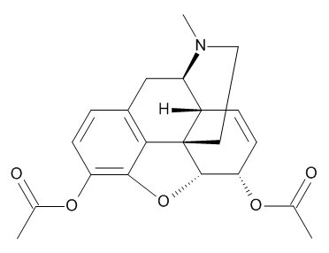 Heroin (Diacetylmorphine) 1.0 mg/ml in Acetonitrile
