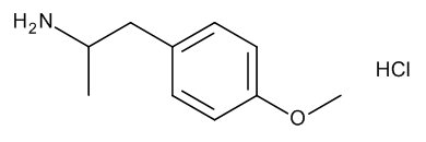 PMA HCl (p-Methoxyamphetamine Hydrochloride) 1.0 mg/ml in Methanol (as free base)