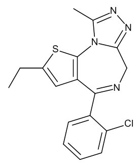 Etizolam 1.0 mg/ml in Methanol