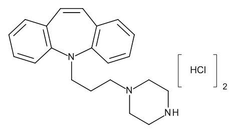 Deshydroxyethylopipramol Dihydrochloride (5-(3-Piperazin-1-yl-propyl)-5H-dibenzo[b,f]azepine Dihyd…