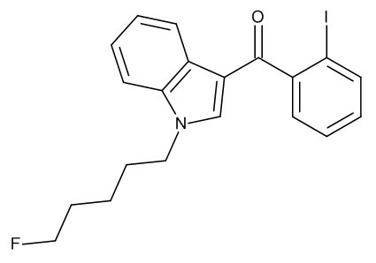 AM-694 (1-(5-Fluoropentyl)-3-(2-iodobenzoyl)-indole)