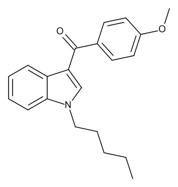 RCS-4 (DD-001; (4-Methoxyphenyl)(1-pentylindol-3-yl)methanone)