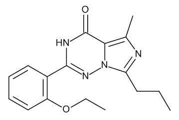 Desulfovardenafil (2-(2-Ethoxyphenyl)-5-methyl-7-propyl-3H-imidazo[5,1-f][1,2,4]triazin-4-one)