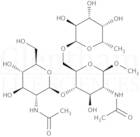 Methyl 2-acetamido-4-O-(2-acetamido-2-deoxy-b-D-glucopyranosyl)-2-deoxy-6-O-(a-L-fucopyranosyl)-b-D-glucopyranoside