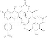 4-Nitrophenyl N,N'',N''''-triacetyl-b-D-chitotriose
