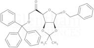 Benzyl 2,3-O-isopropylidene-6-O-trityl-5-keto-α-D-mannofuranose