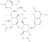 4-Methylumbelliferyl N,N'',N''''-triacetyl-b-D-chitotrioside
