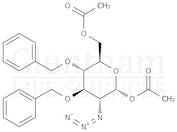 1,6-Di-O-acetyl-2-azido-3,4-di-O-benzyl-2-deoxy-α-D-glucopyranose