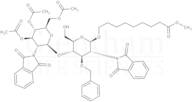 8-Methoxycarbonyloctyl 4-O-(3,4,6-tri-O-acetyl-2-deoxy-2-phthalimido-b-D-glucopyranosyl)-2-deoxy-3-O-benzyl-2-phthalimido-b-D-glucopyranoside
