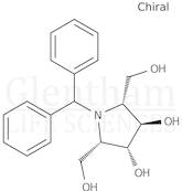 N-Diphenylmethyl 2,5-anhydro-2,5-imino-D-glucitol