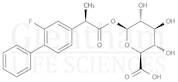 Tarenflurbil acyl-β-D-glucuronide