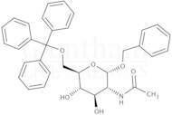 Benzyl 2-acetamido-2-deoxy-6-O-trityl-a-D-glucopyranoside