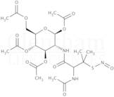 N-(S-Nitroso-N-acetyl-D,L-penicillamine)-2-amino-2-deoxy-1,3,4,6-tetra-O-acetyl-β-D-glucopyranose