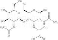 2-Acetamido-4-O-(2-acetamido-2-deoxy-b-D-glucopyranosyl)-2-deoxy-D-muramic acid