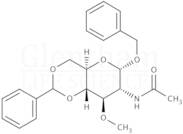 Benzyl 2-acetamido-4,6-O-benzylidene-2-deoxy-3-O-methyl-α-D-glucopyranoside