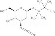 3-Azido-2,3-dideoxy-1-O-(tert-butyldimethylsilyl)-b-D-arabino-hexopyranose