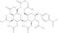 4-Nitrophenyl 4-O-(2,3,4,6-tetra-O-acetyl-b-D-galactopyranosyl)-2,3,6-tri-O-acetyl-b-D-thioglucopy…