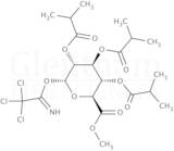 Methyl 2,3,4-Tri-O-isobutyryl-1-O-trichloroacetimidoyl-α-D-glucopyranuronate