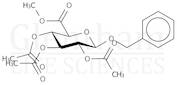 Benzyl b-D-glucopyranosiduronic acid methyl ester triacetate