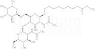 8-Methoxycarbonyloctyl 2-acetamido-4-O-(2-acetamido-2-deoxy-b-D-glucopyranosyl)-2-deoxy-6-O-(a-L-f…