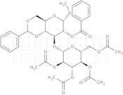 Methyl 3-O-(2,3,4,6-tetra-O-acetyl-b-D-glucopyranosyl)-4,6-O-benzylidene-2-O-benzoyl-a-D-glucopy...