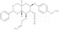 4-Methoxyphenyl 3-O-allyl-2-azido-4,6-O-benzylidene-2-deoxy-b-D-glucopyranoside