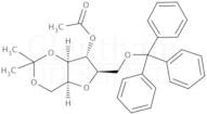 4-O-Acetyl-2,5-anhydro-1,3-O-isopropylidene-6-trityl-D-glucitol