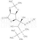 5-Azido-6-(tert-butyldimethylsilyl)-2,3-O-isopropylidene L-gulono-1,4-lactone