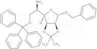 Benzyl 5-amino-5-deoxy-2,3-O-isopropylidene-6-O-trityl-α-D-mannofuranoside