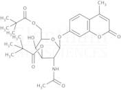 4-Methylumbelliferyl 2-acetamido-2-deoxy-3,6-di-O-pivaloyl-b-D-galactopyranoside