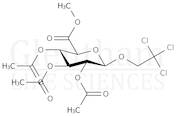 Trichloroethyl b-D-glucopyranosiduronic acid methyl ester triacetate