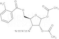 1,2-Di-O-acetyl-3-azido-3-deoxy-5-O-toluoyl-D-ribofuranose