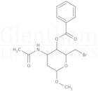 Methyl 3-Acetylamino-4-O-benzoyl-6-bromo-2,3,6-trideoxy-α-D-ribo-hexopyranoside