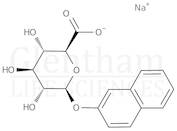 2-Naphthalenyl β-D-glucopyranosiduronic acid, sodium salt