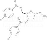 Methyl 3,5-di-O-(p-chlorobenzoyl)-2-deoxy-D-ribofuranoside