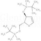 1,4-Anhydro-2-deoxy-3,5-bis-O-(t-butyldimethylsilyl)-D-erythro-pent-1-enitol