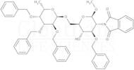 Methyl 3-O-benzyl-6-O-(2,3,4-tri-O-benzyl-a-L-fucopyranosyl)-2-deoxy-2-phthalimido-b-D-glucopyra...