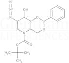 2-Azido-4,6-O-benzylidene-N-(tert-butoxycarbonyl)-1,2,5-trideoxy-1,5-imino-D-glucitol