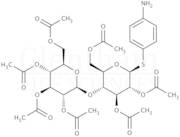 4-Aminophenyl 2,3,6-tri-O-acetyl-4-O-(2,3,4,6-tetra-O-acetyl-b-D-glucopyranosyl)-b-D-thioglucopyranoside