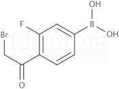 4-Bromoacetyl-3-fluorophenylboronic acid