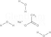 Sodium acetate trihydrate, 99.5%, BP, Ph. Eur., USP grade
