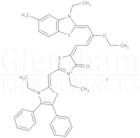 5-[3-Ethoxy-4-(3-ethyl-5-methyl-2(3H)-benzothiazolylidene)-2-butenylidene]-3-ethyl-2-[(3-ethyl-4,5…