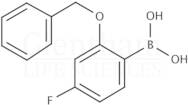 2-Benzyloxy-4-fluorophenylboronic acid
