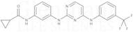 Cyclopropanecarboxylic acid {3-[4-(3-trifluoromethyl-phenylamino)-pyrimidin-2-ylamino]-phenyl}-amide