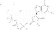 Guanosine 5''-[γ-thio]triphosphate tetralithium salt