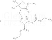 N(Im)-Ethoxycarbonyl-S-ethoxycarbonyl L-ergothioneine methyl ester iodide