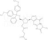 2''-Deoxy-5''-O-DMT-N2-isobutyrylguanosine 3''-O-succinate